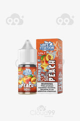 vape station- salt peach