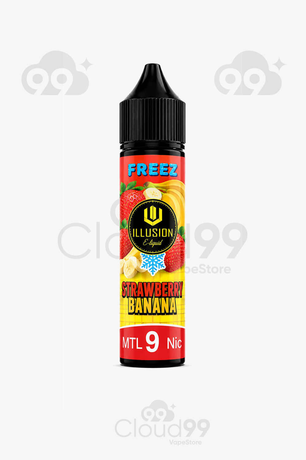 ILLUSION BANANA STRAWBERRY FREEZ MTL 60ML