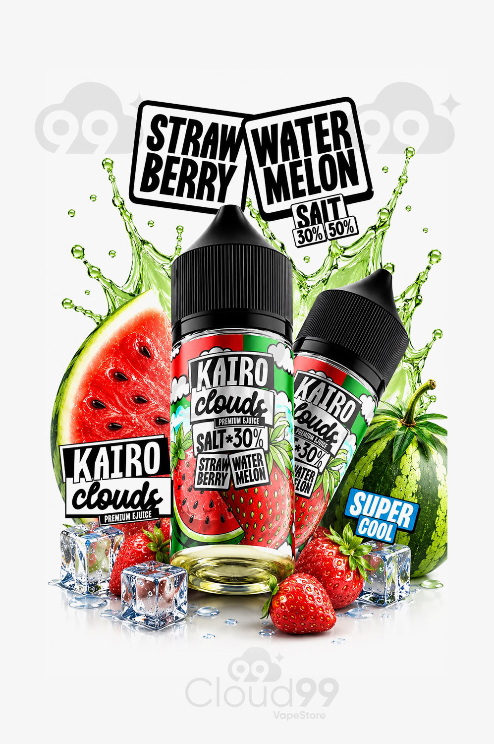 KAIRO CLOUDS -STRAWBERRY WATERMELON