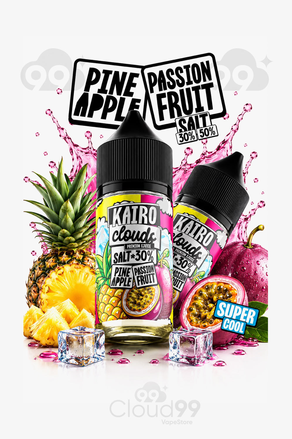 KAIRO CLOUDS -PINKAPPLE PASSION FRUIT