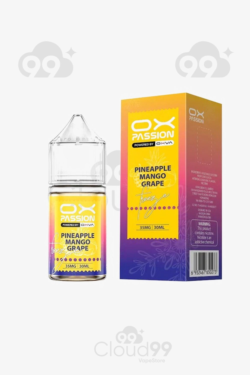 ox passion- SUPERCOOL PINEAPPLE MANGO GRAPE