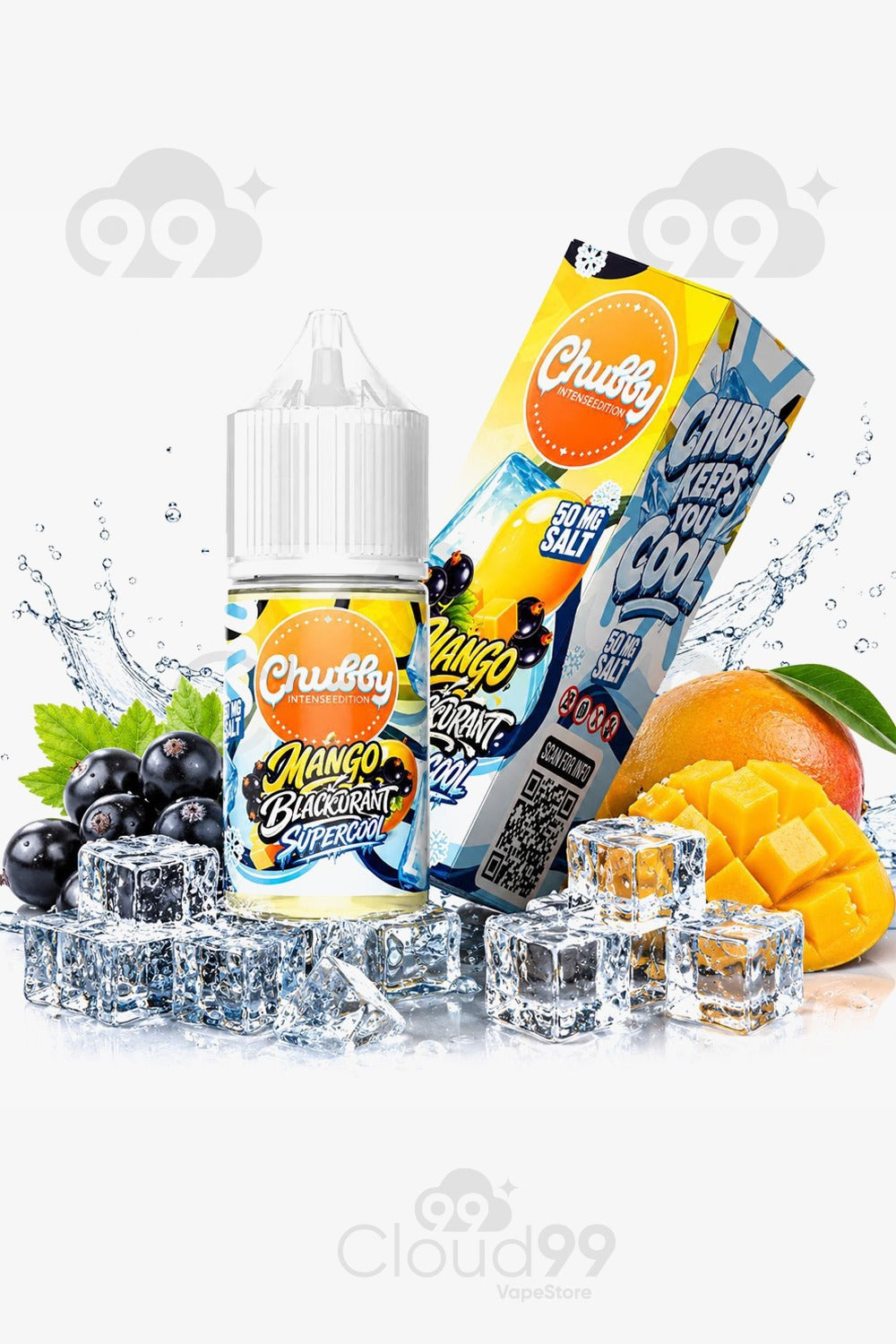 CHUBBY-Mango Blackurant Super Cool Salt 50 MG