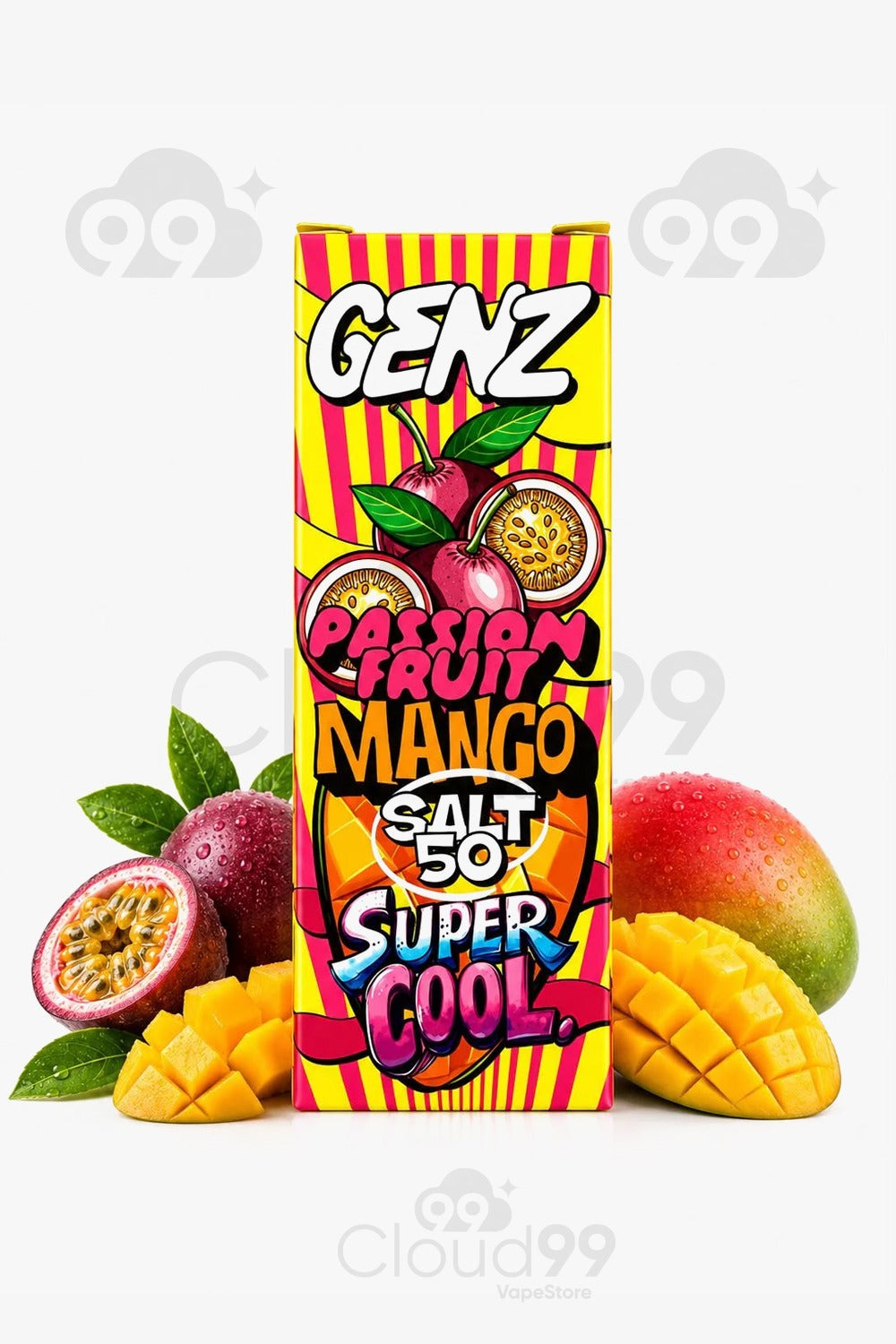 GENZ-PASSION FRUIT MANGO SUPER COOL SALT 50MG