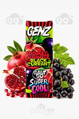 GENZ-POMEGRANATE BLACK CURRANT SUPER COOL SALT 50MG