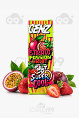 GENZ- STRAW PASSION FRUIT SUPER COOL SALT 50MG