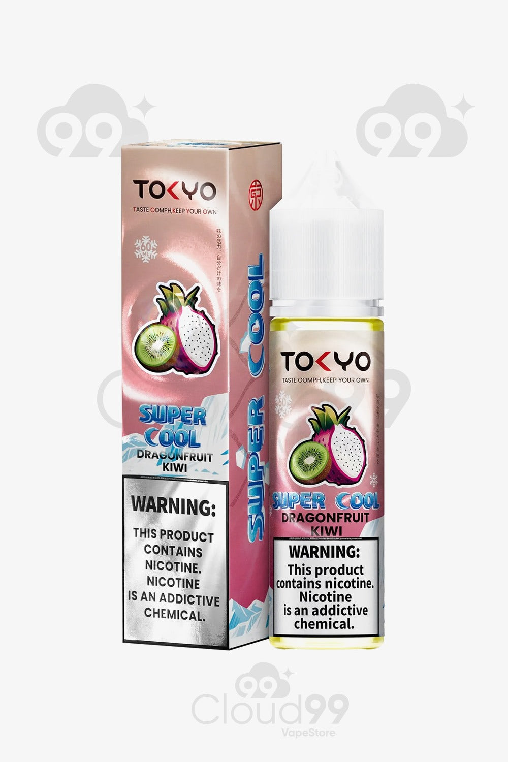 TOKYO-SUPER COOL- DRAGON FRUIT KIWI- DL 60ML 3NIC