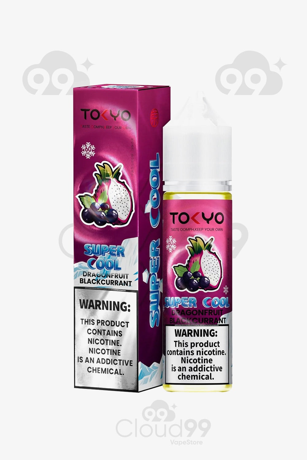 TOKYO-SUPER COOL- DRAGONFRUIT BLACK CURRANT - DL 60ML 3NIC