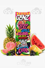 GENZ-TROP ICAL PINEAPPLE GUAVA  BLACK CURRANT SUPER COOL SALT 50MG