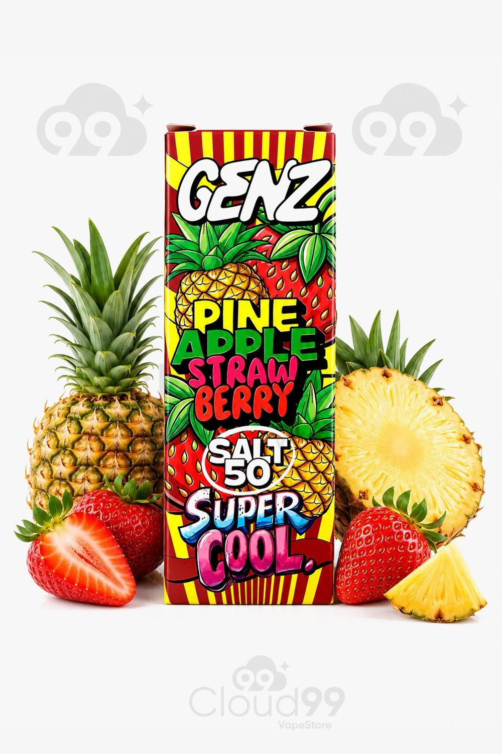 GENZ-PINEAPPLE STRAW BERRY SUPER COOL SALT 50MG