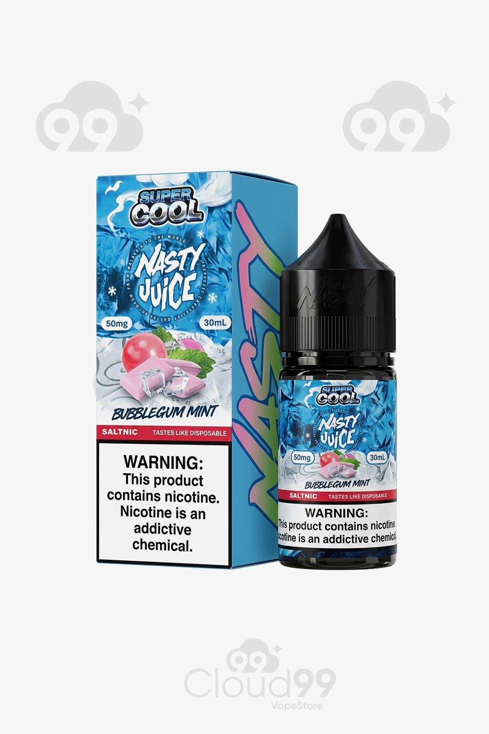 NASTY JUICE SUPER COOL BUBBLEGUM MINT