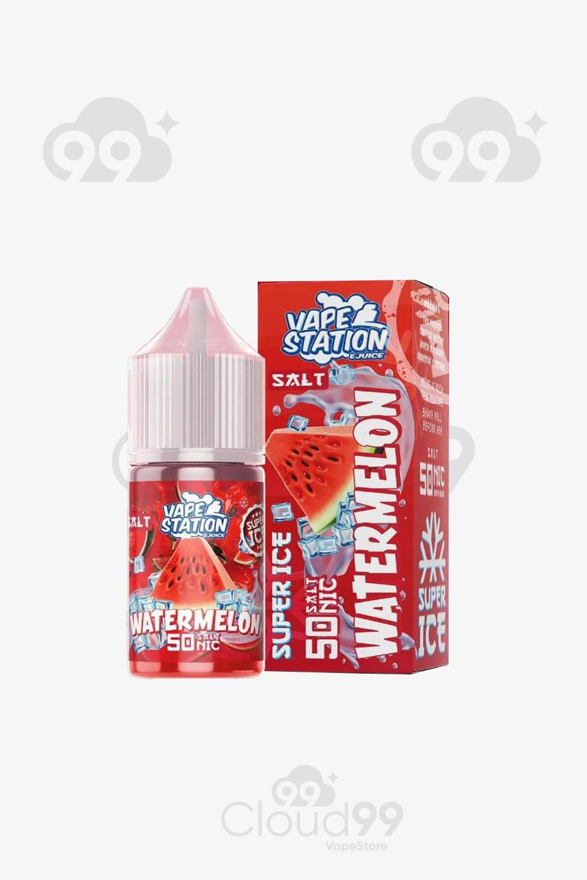 vape station- salt watermelon super ice