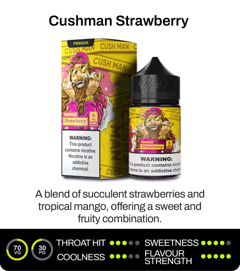 nasty - CUSHMAN STRAWBERRY DL 3MG