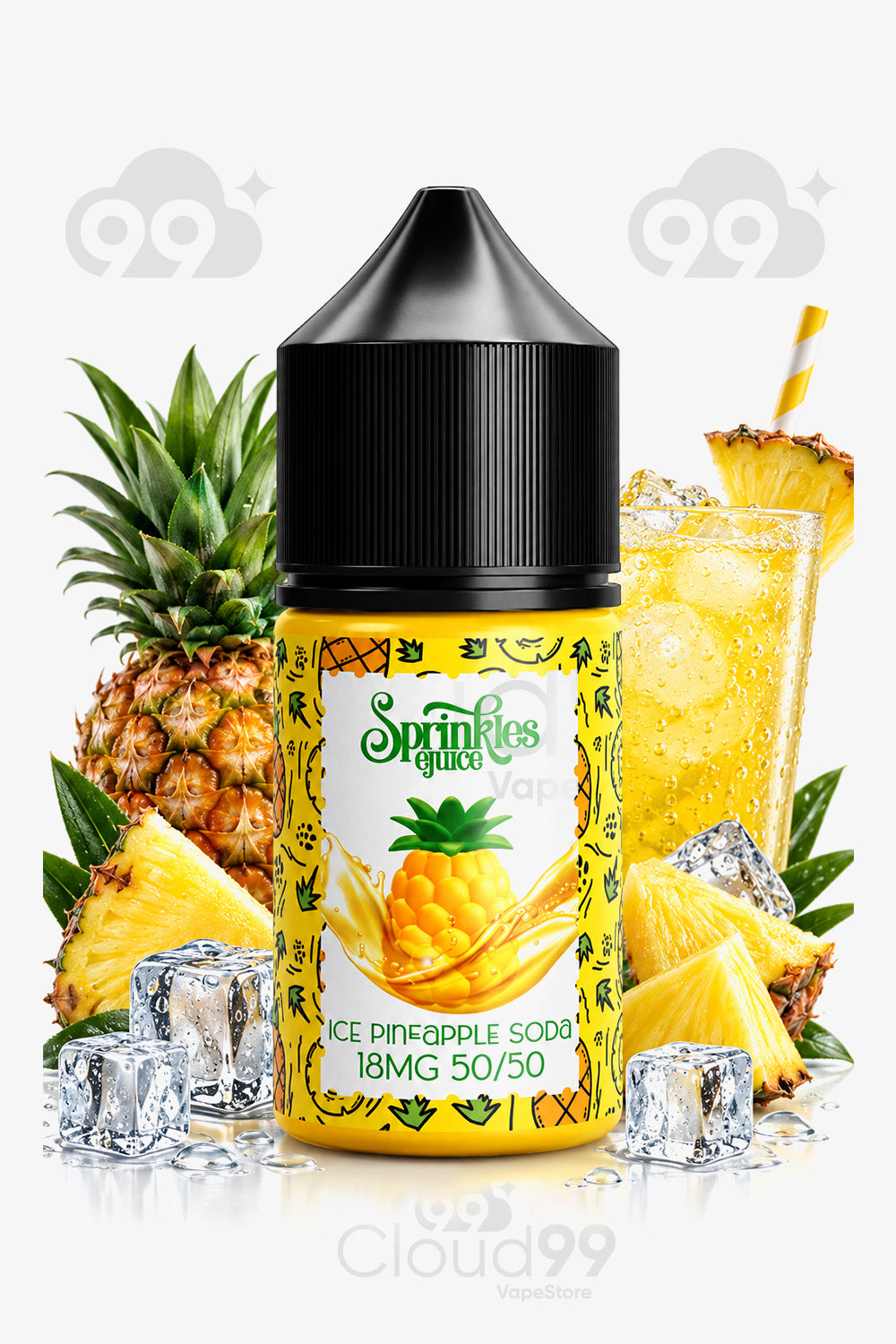 SPRINKLES - Ice pineapple soda